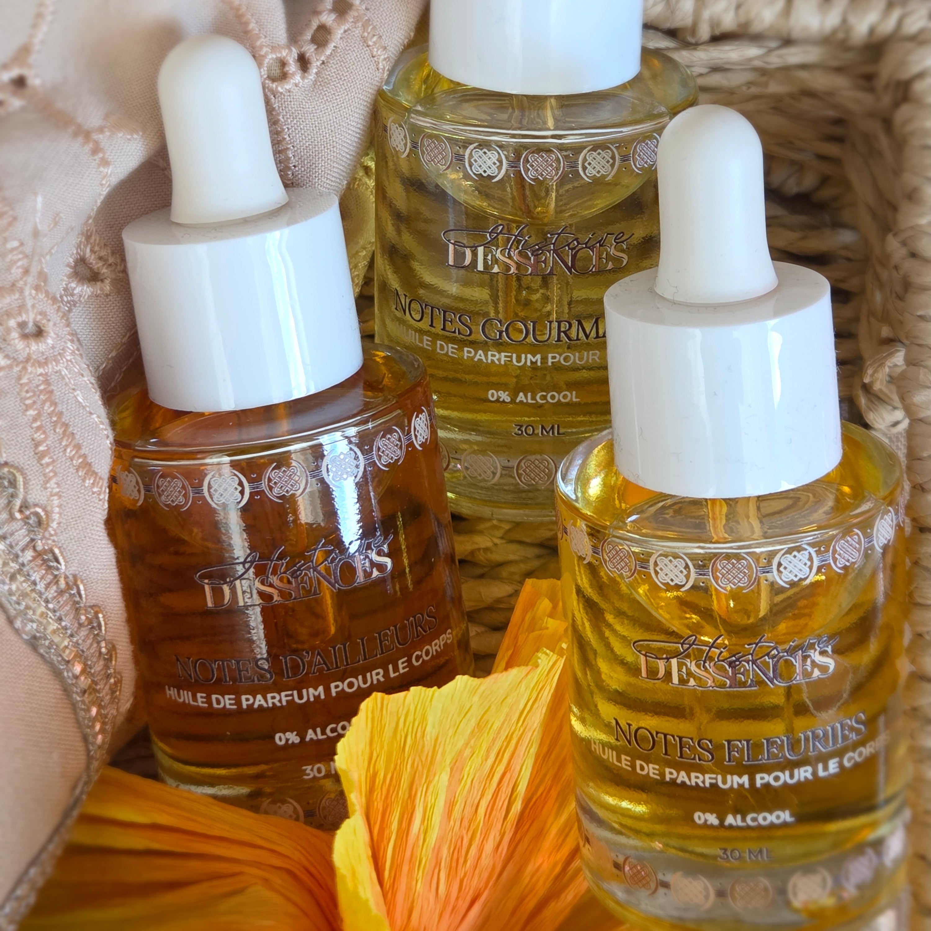 Huiles de parfum pour le corps