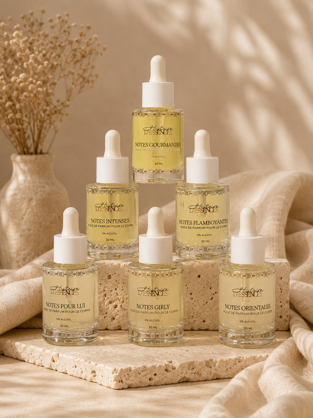 Huiles de parfum pour le corps